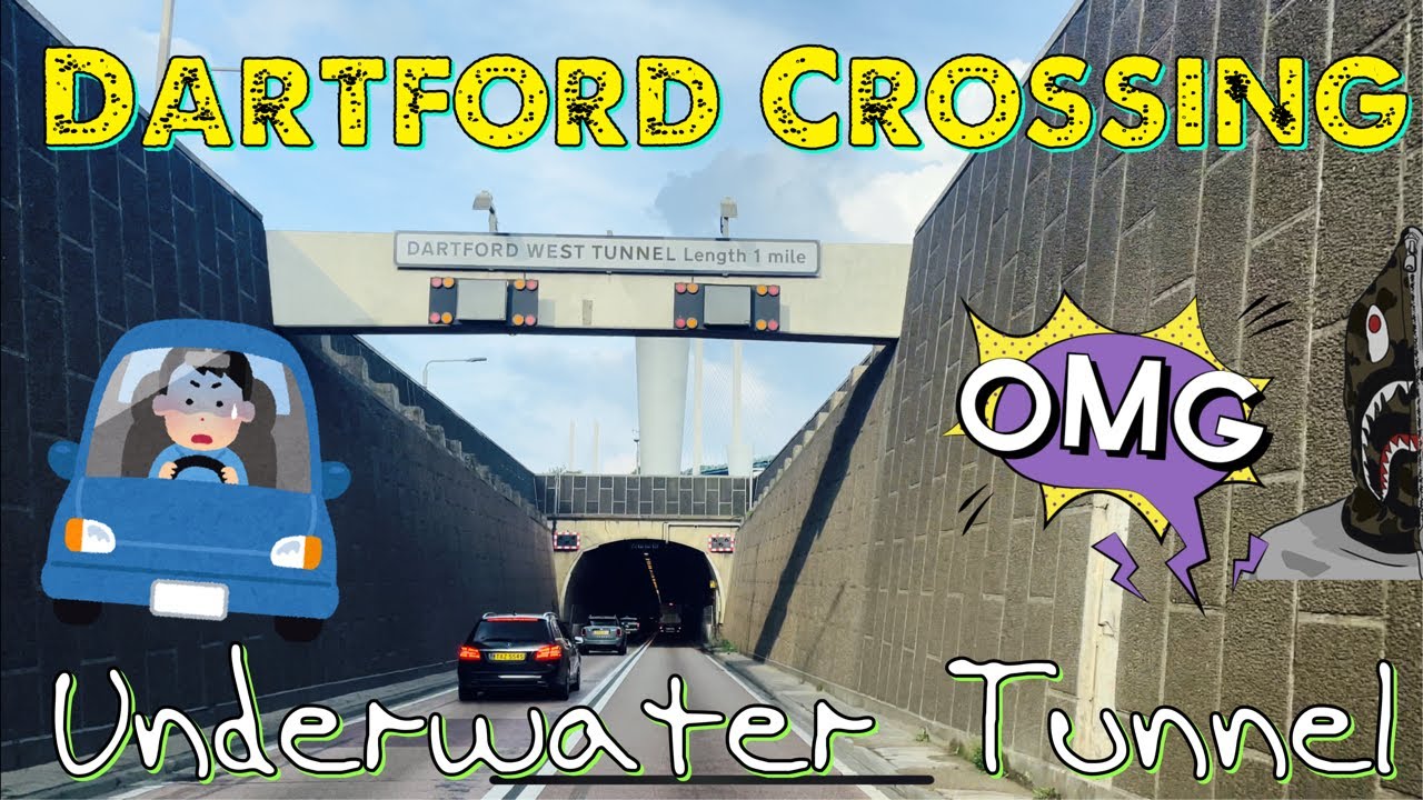 Dartford Crossing| Tunnel under the River| one mile Long in Uk 