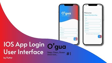 Flutter App Login UI - Water Application💖