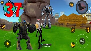 Stickman Superhero - Android,IOS Gameplay Part 37 screenshot 2