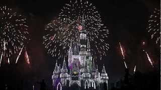 New Years Fireworks Over Disneys Magic Kingdom 2013