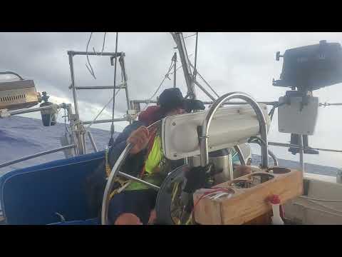 Steering Yacht while sailing the South Pacific Copyright May 4, 2022