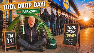 It’s Lidl Parkside Tool Drop DAY!.. I’m First IN!😃