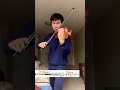 Violin Acrobatic trick from Bruch’s Scottish Fantasy. #shorts