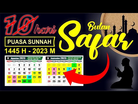 Puasa bulan Safar berapa hari - Puasa ayyamul bidh bulan September 2023 - Rabu wekasan 2023