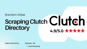 Cold Email: How To Scrape Clutch.co with Instant Data Scraper