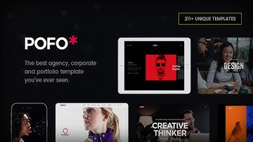 Pofo - Creative Agency, Corporate and Portfolio Multi-purpose Template | Themeforest Website