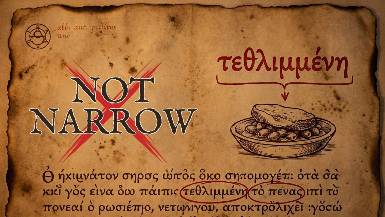 The Narrow Gate Has a Word Every Bible Missed