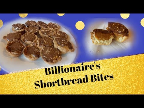 How to Make Billionaire's Shortbread Bites with Gold Dust | Recipe