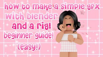 How to Make a Simple GFX Using Blender || 2.79 || Beginner Guide
