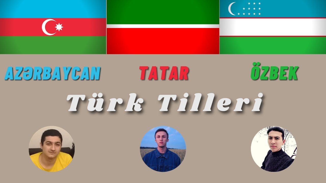 Насколько мы понимаем друг друга? | Азербайджанский, Татарский, Узбекский: Тюркские языки (Часть 1)
