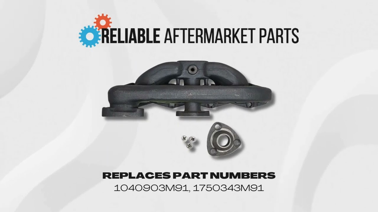 1040903M91 Fits Massey Ferguson Intake & Exhaust Manifold for TO35, MF35 & Many More Models