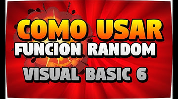 Como usar funcion Random en Visual Basic 6.0