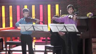 Bach Double Violin Concerto in D Minor - William and Patrick Paradine