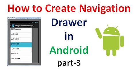 Android Navigation Drawer tutorial:part3 | ShoutCafe.com