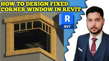 How to Design Fixed Corner Window in Revit | tutorial Urdu English 2025 | Nabeel Architect