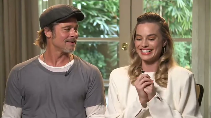 Brad Pitt can't stop flirting with Margot Robbie! - DayDayNews