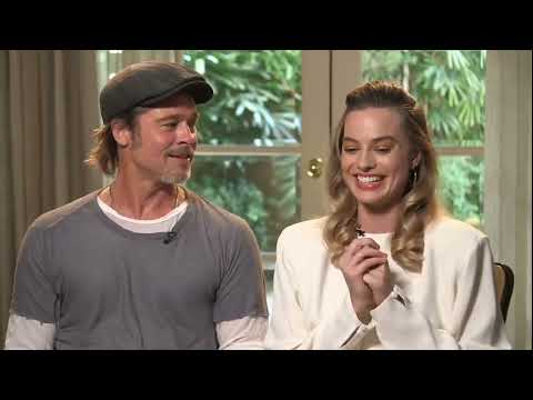 Brad Pitt can't stop flirting with Margot Robbie!