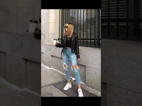 فكار لتنسيق جاكيت جلد جاكيت جاكيت جلد جلد فاشن