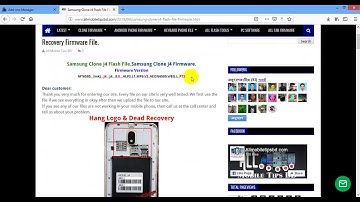 Samsung Clone J4 Flash File  MT6580 8.0 FRP Hang Logo & Dead Recovery Firmware File.