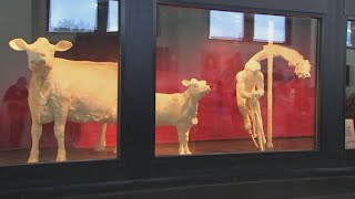 2024 Ohio State Fair butter cow display honors nation's elite athletes