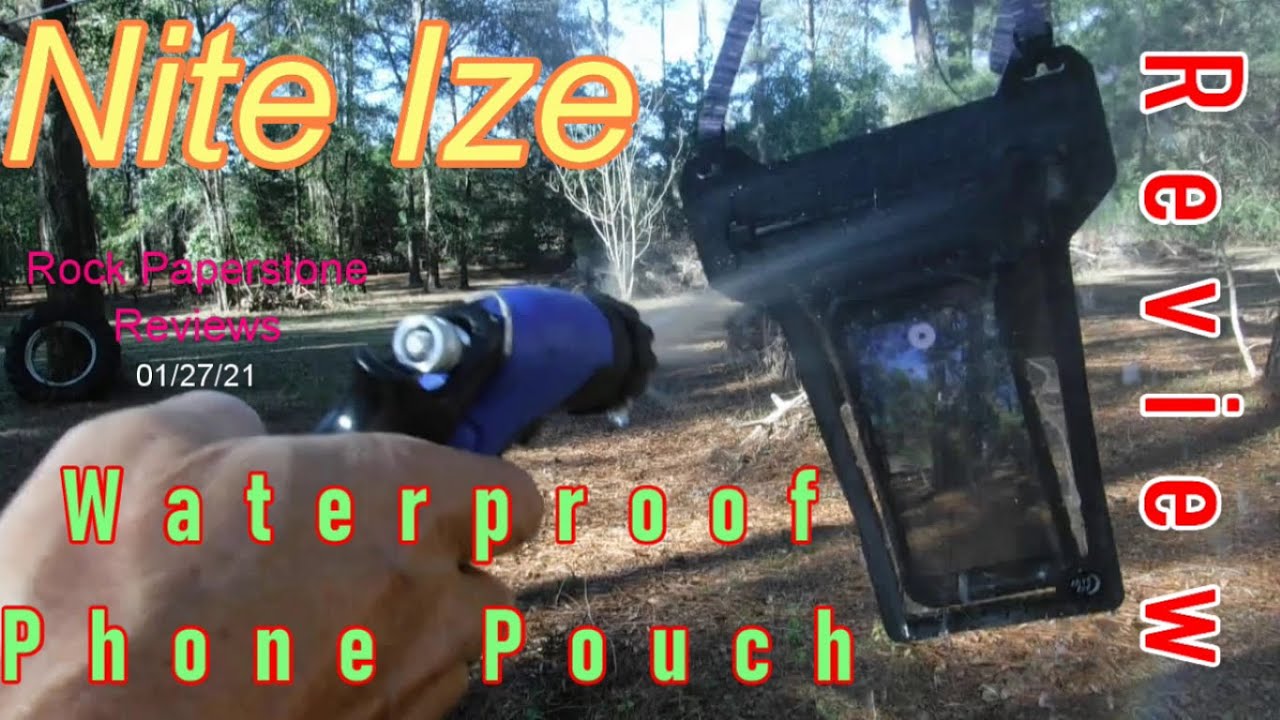 Nite Ize RunOff Waterproof Phone Pouch Review YouTube