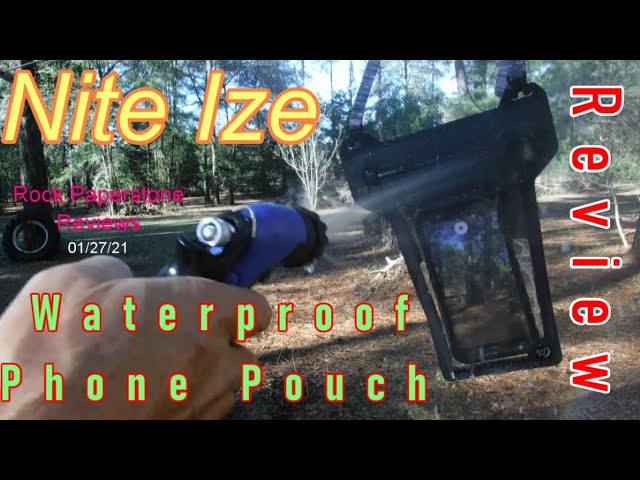 Nite Ize RunOff Waterproof Phone Pouch Review - YouTube