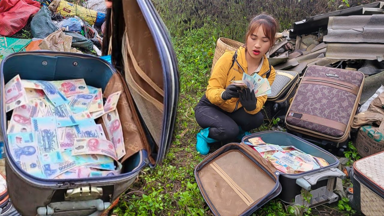 Full video: In 60 days, the girl discovered a huge sum of money at an abandoned landfill.