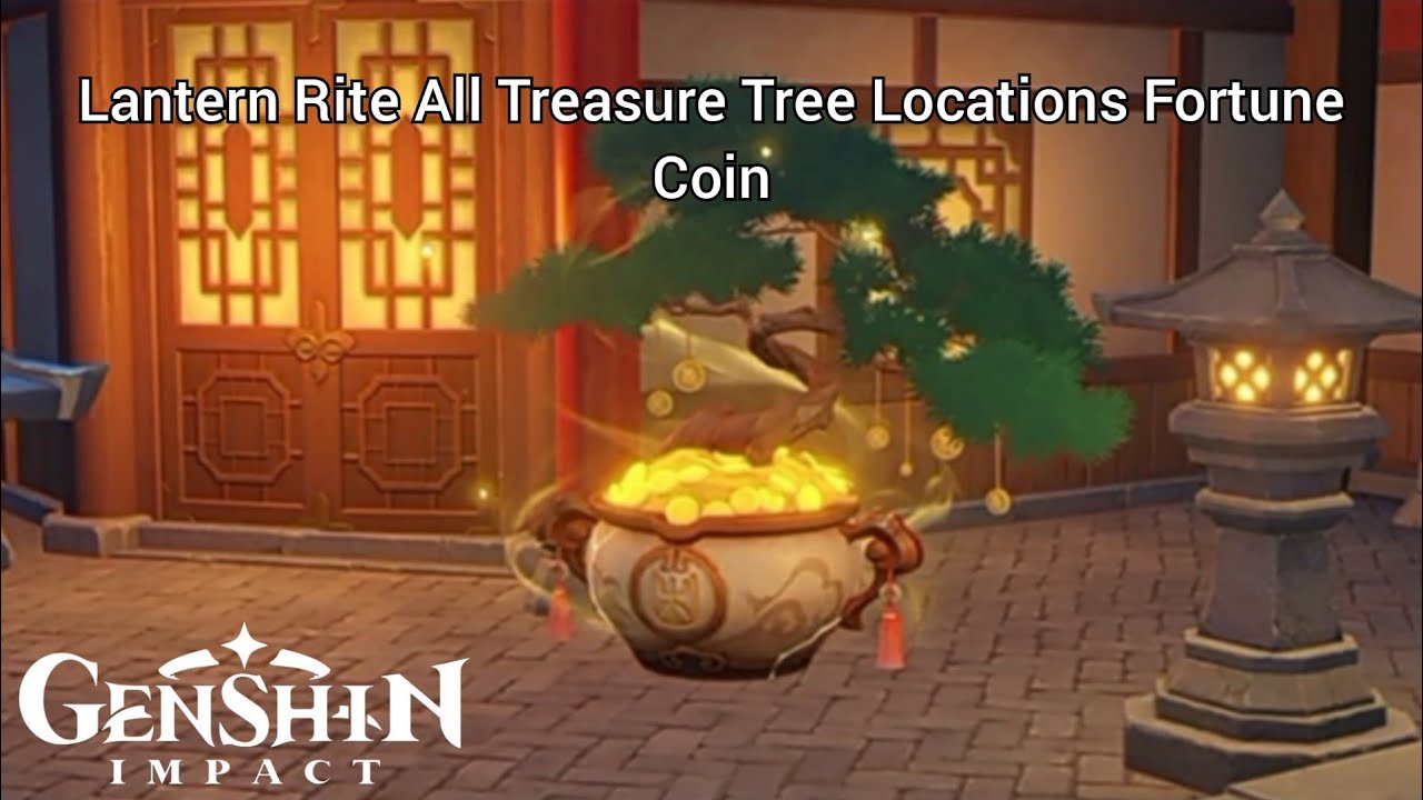 Lantern Rite All Treasure Tree Locations Fortune Coin - YouTube