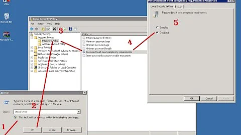 how to set password policy on window server 2008 R2