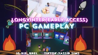 LONGVINTER(STEAM EARLY ACCESS GAME)PC GAMEPLAY-ANIMAL CROSSING FOR ADULTS #longvinter #rpg #2024