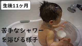 生後11ヶ月　シャワーの浴び方