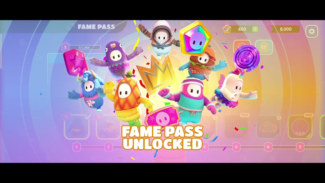 Fall guys fame pass 18 show bucks 11.7 money