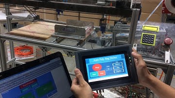 Auto sticker use Arduino with HMI SAMKOON