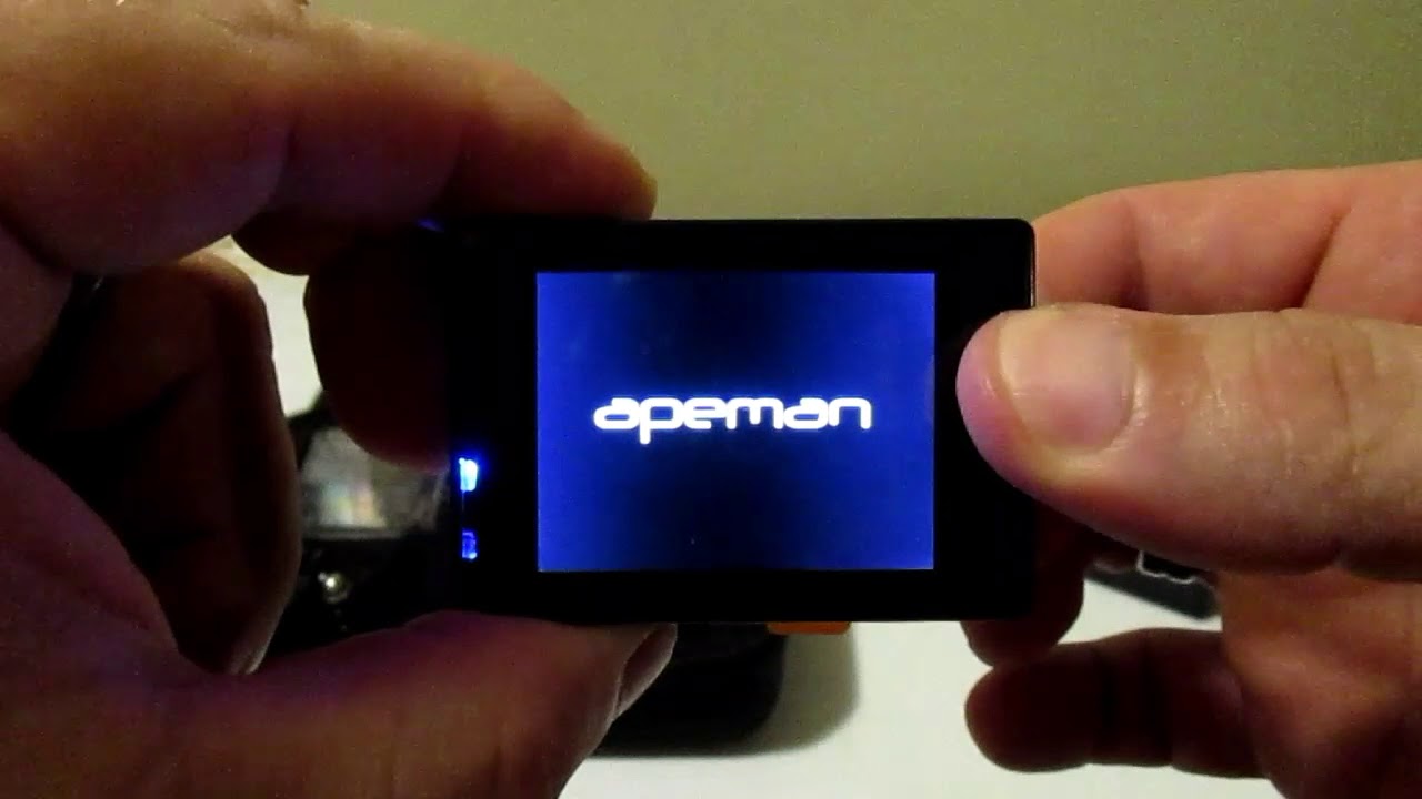 apeman a80 4k action camera quick review YouTube