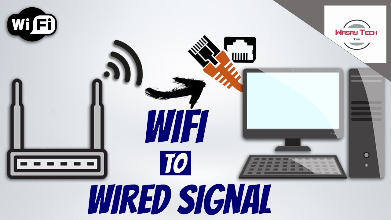How To Convert Wifi To Wired Internet Wifi To Ethernet Connection 