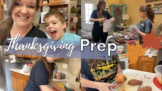 Thanksgiving Prep With Me || Large Family Vlog