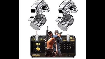 Pubg Mobile Gaming Triggers (R11 Silver Metal Fire Buttons for PUBG| Fortnite| Call of Duty)