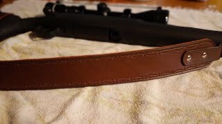 How to make a Padded Leather Rifle Sling Part 2