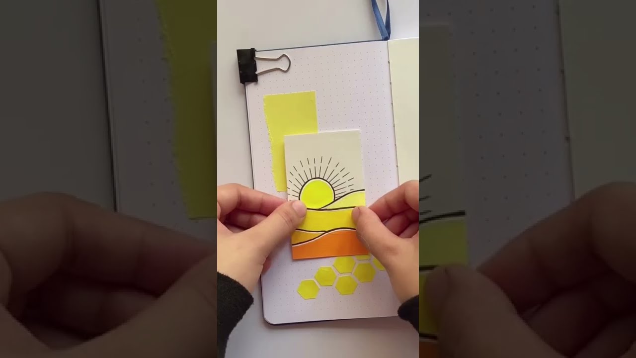 asmr art journal with me // yellow orange aesthetic 💛🧡 
