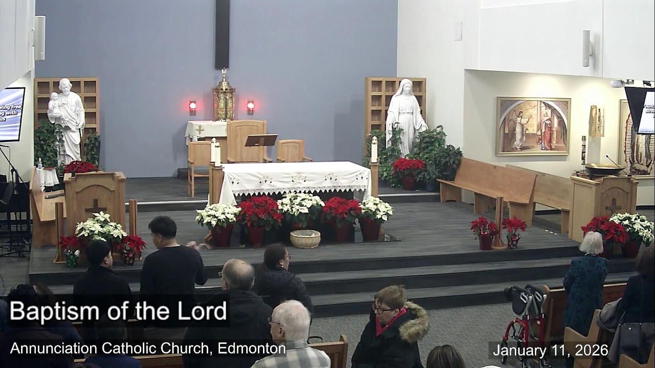 Annunciation Parish Edmonton Live Stream