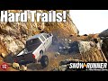 SnowRunner: Realistic Ford F350 vs HARD CRAWLER TRAIL!