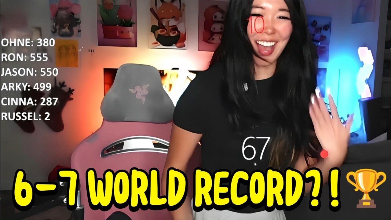 Extra Emily GOES ALL OUT for the 6-7 World Record 😂🏆 - YouTube