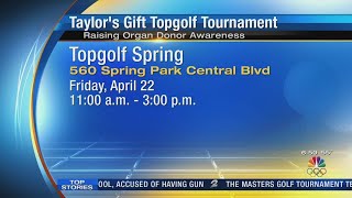 Taylor's gift golf tournament