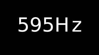 Speaker Sound Test 595Hz