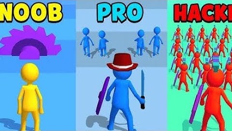 NOOB vs PRO vs HACKER-Join & clash  #3D Gameplay (iOS Android)