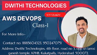 Dwithi Technologies    AWS DevOps Class 1