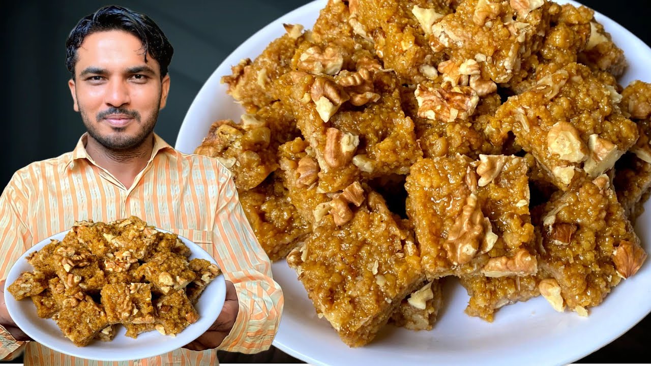 سوہن حلوہ چھوڑیں اب یہ حلوہ بنائیں بنا لیکوڈ گلوکوز کے