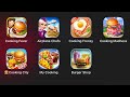 Cooking Fever,Airplane Chefs,Cooking Frenzy,Cooking Madness,Cooking City,My Cooking,Burger Shop