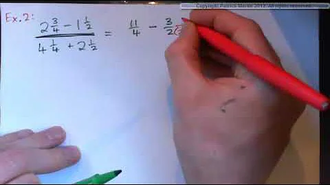 Simplify Complex Fractions with Mixed Numbers