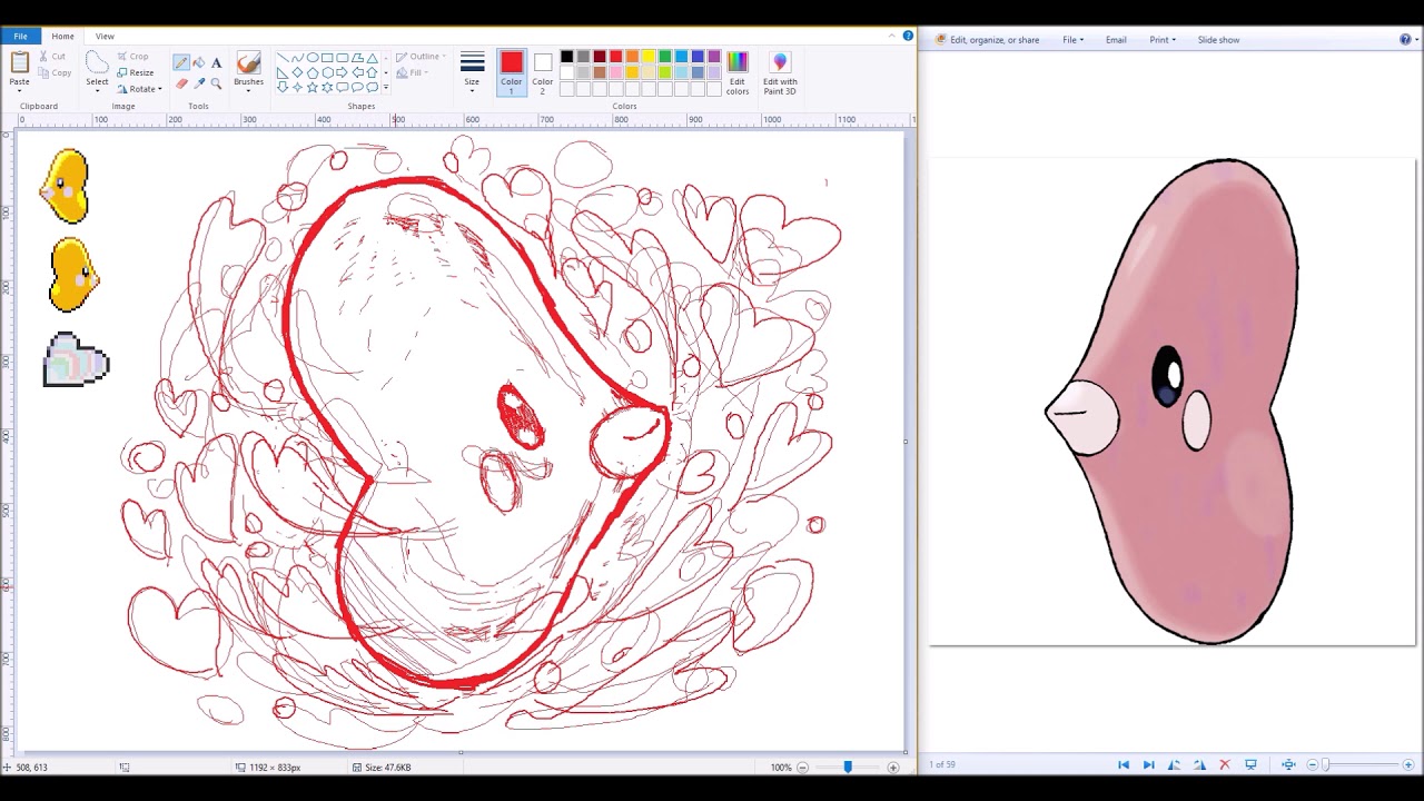 RR🗺️ Shiny Luvdisc [Speedpaint]